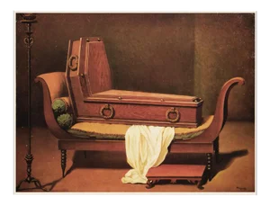 1972 After Rene Magritte "Perspective: Madame Recamier by David", First Edition Lithograph