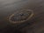 Wood Antique Oval Coffee Table in Mahogany with Marquetry For Sale - Image 7 of 15