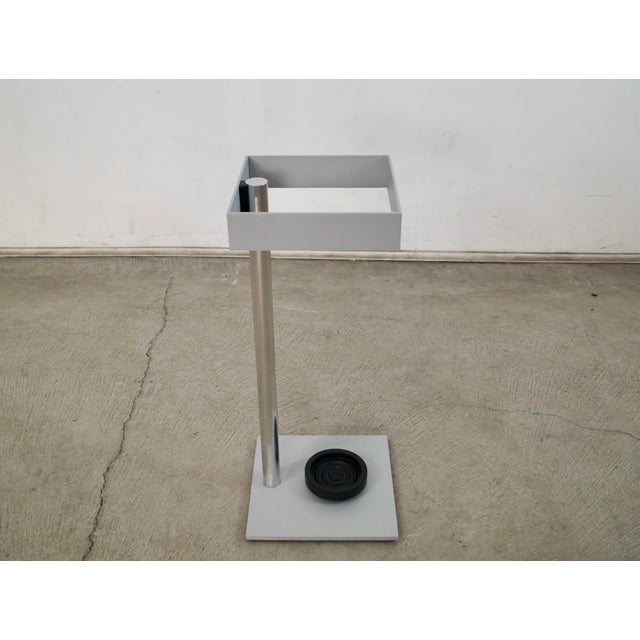 Gray Postmodern Swiss Buro Umbrella Stand For Sale - Image 8 of 12