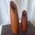 Mid-Century Modern A Pair of Modernist MCM Solid Teak Bud Vases, Circa 1970 For Sale - Image 3 of 7