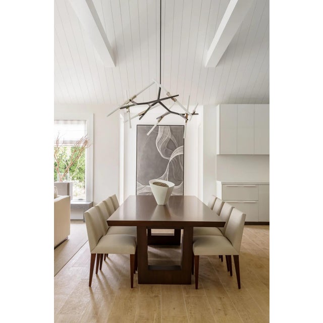 Modern Kirby Dining Chair, Mocha Walnut For Sale - Image 3 of 5