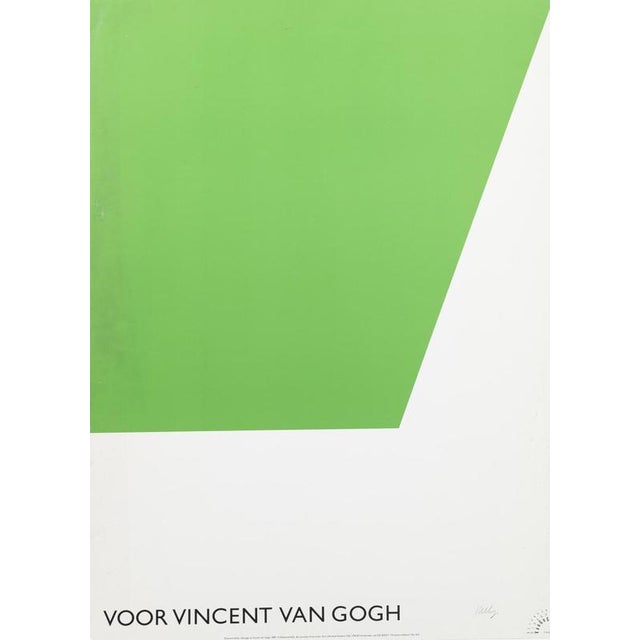 Homage to Van Gogh Poster after Ellsworth Kelly, 1990 For Sale - Image 6 of 6