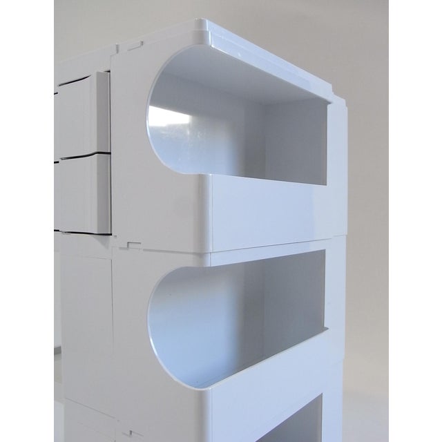 White Vintage Boby Cart in White by Joe Colombo for B-Line, Italy, 2009 For Sale - Image 8 of 17