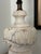 Vintage Italian Neoclassical Style Urn Table Lamp With New Cream Pleated Shade For Sale - Image 13 of 18