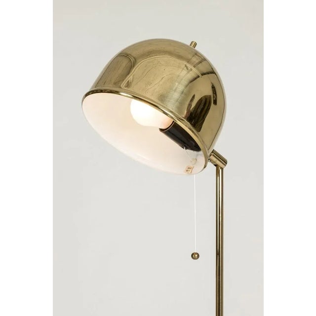 Vintage Brass Floor Lamp from Bergboms, 1960s For Sale - Image 6 of 9
