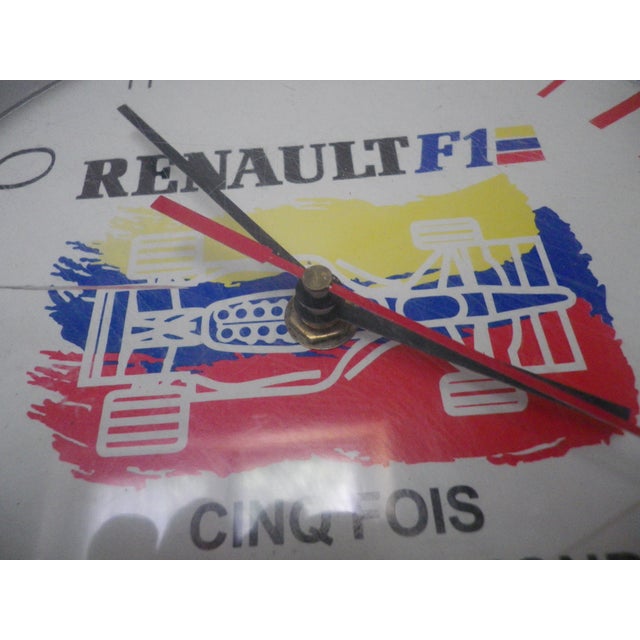1990s Vintage F1 Five-Time World Champion Clock from Renault, 1990s For Sale - Image 5 of 13