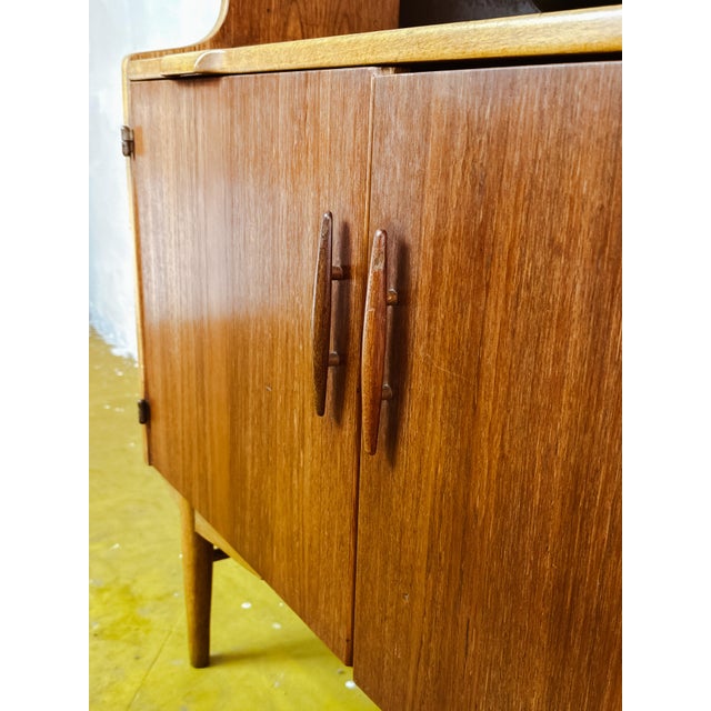 Brown Danish Bookcase by Hugo Troeds, 1950s For Sale - Image 8 of 10