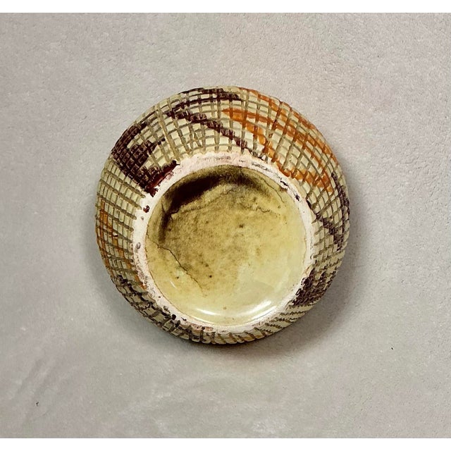 Vintage Mid-Century Ceramic Lidded Jar Native American Southwestern Inspired For Sale - Image 11 of 12