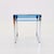Metal Mid-Century Space Age Blue Side Table by Marc Berthier for Prisunic, 1970s For Sale - Image 7 of 11
