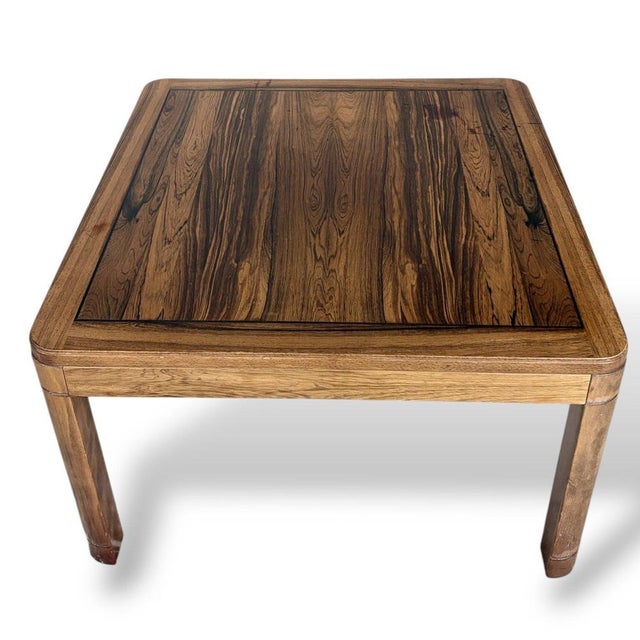 1960s Mid-Century Modern Swedish Rosewood Square Coffee Table by Ulferts, 1960s For Sale - Image 5 of 10