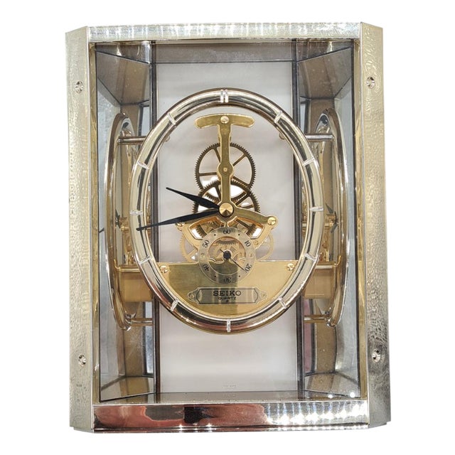 Japanese Seiko Quartz Table Clock, 1970s For Sale