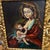 Byzantine 20th Century Oil on Canvas Framed Cuzco School Madonna With Child For Sale - Image 3 of 11