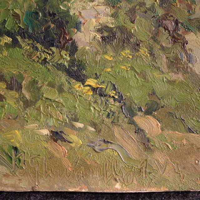 Italian Artist, Landscape, 1930, Oil on Board, Framed For Sale - Image 12 of 16