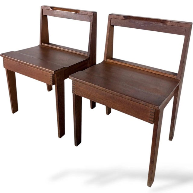 Wood Mid-Century Modern Teak Chairs from Gordon Russell, 1960s, Set of 2 For Sale - Image 7 of 9
