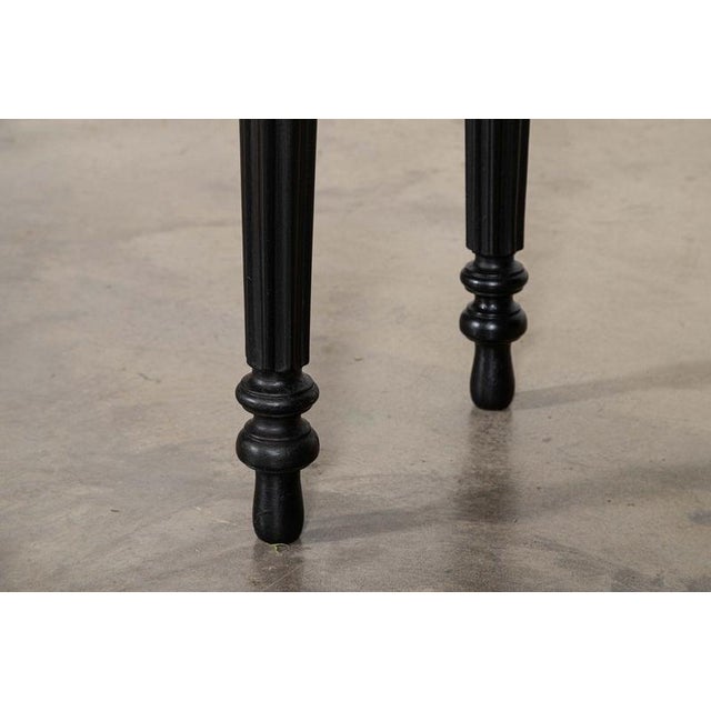 Antique English Ebonised Pine Server Table, 1890 For Sale - Image 12 of 16