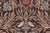 Shabby Chic Botanical 1990's Pak-Persian Brown/Gray Wool Round Rug- 6'2'' X 6'3'' For Sale - Image 3 of 9