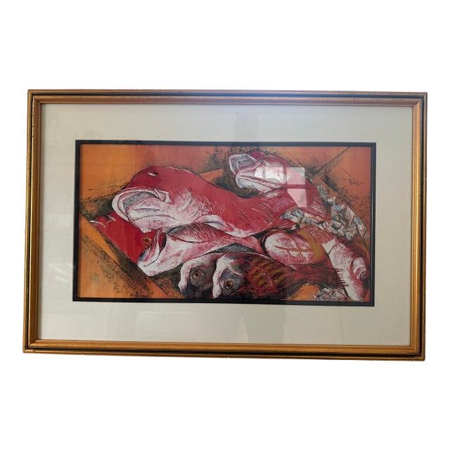 1970s The Red Fish of Tokyo For Sale