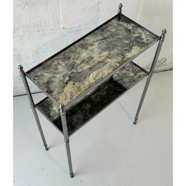 Maison Baguès Maison Bagues Style 2 Tier Side Table For Sale - Image 4 of 9