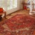 1900 - 1909 Antique Persian Heriz Rug 9'7'' X 12'7'' For Sale - Image 5 of 5
