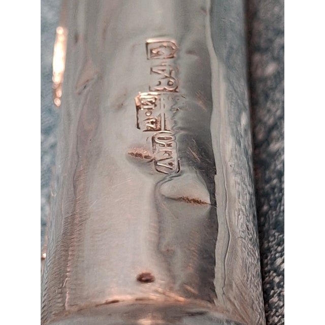 Rare Antique 19th C. 84 Silver Torah Pointer Yad With Besamim Spice Holder Moscow For Sale - Image 18 of 18