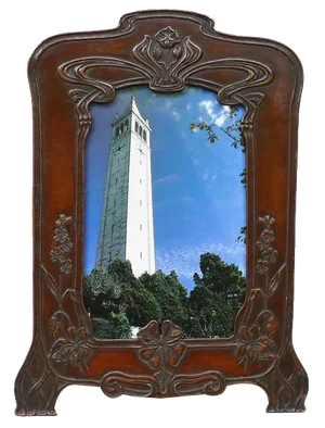 German Art Nouveau Picture Frame in Patinated Copper, 1890s