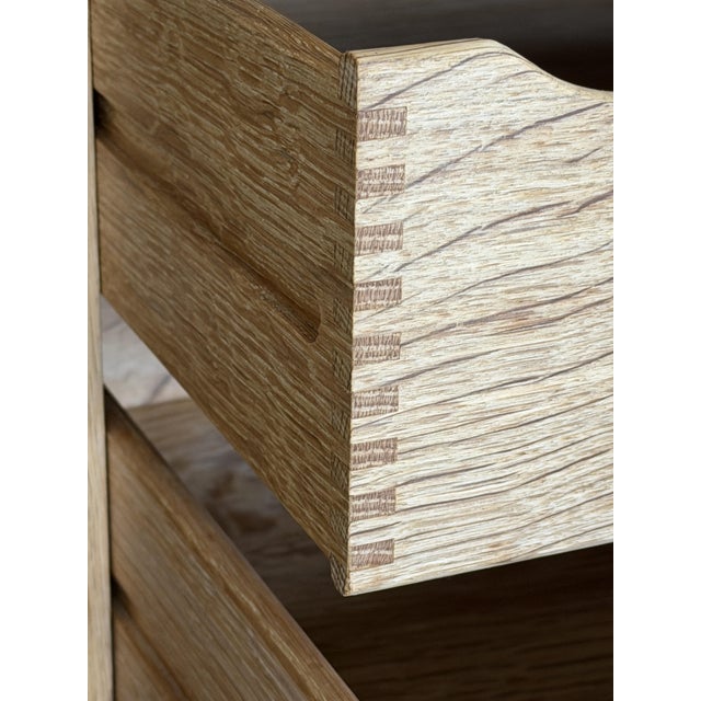 Mid 20th Century Mid-Century Modern Stained Oak Sideboard by Henning Kjærnulf, Denmark, 1960s For Sale - Image 5 of 12