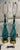 Fine pair of Murano blue swirl glass table lamps. Set on gilt bases.