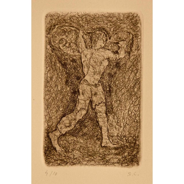 The Same Day - Original Etching by Sandro Chia - 1979 1979 For Sale