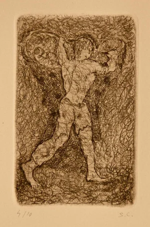 The Same Day - Original Etching by Sandro Chia - 1979 1979