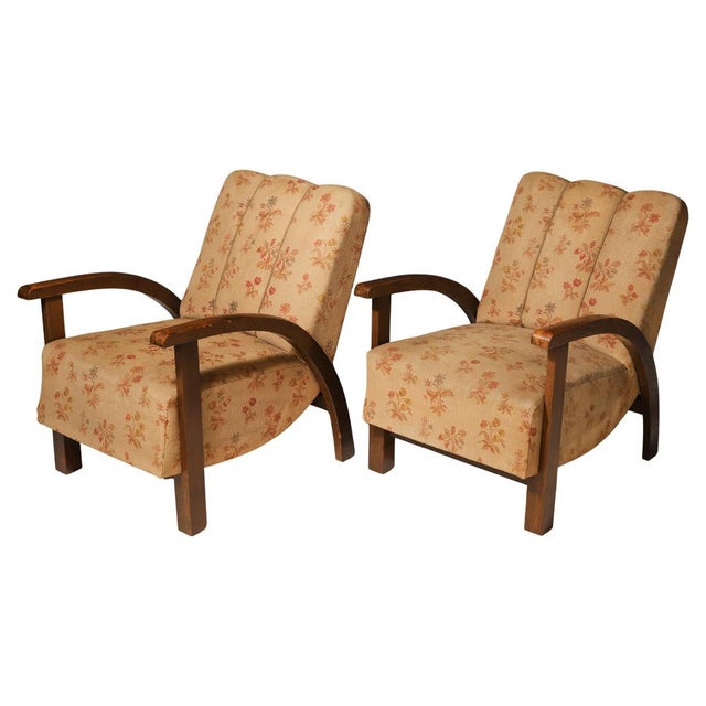 Set of Art Deco Armchairs, Central Europe, 1930s For Sale - Image 13 of 13