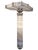Mid 20th Century Petitot Monumental 53" Ht Pair of French Modernist Sconces Glass Rod & Nickel Bronze For Sale - Image 16 of 16