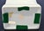 1970s Lenox Hummingbird Rectangle Vase Embossed Fine Ceramic 24k Gold Trim For Sale - Image 13 of 18