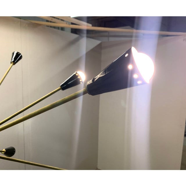 Vintage Space Age Ceiling Lamp by Stilnovo, 1950s For Sale - Image 9 of 15