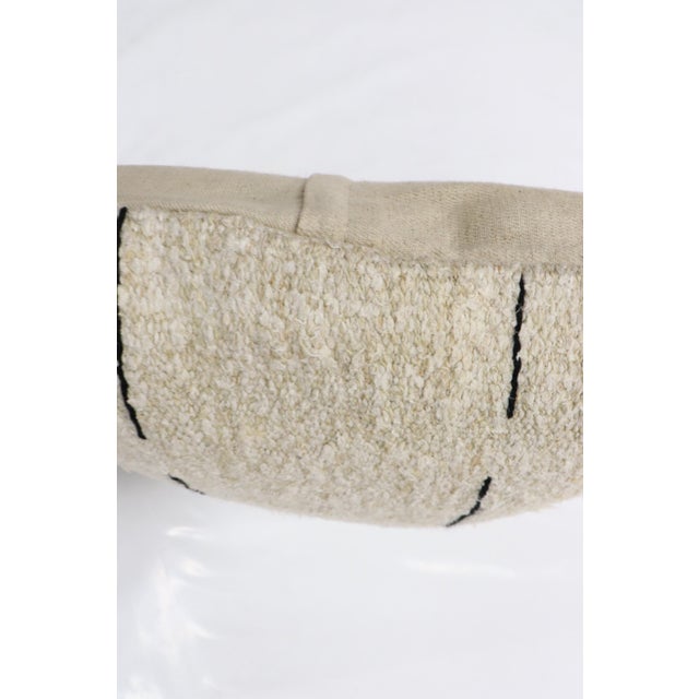 Pillow made from Minimalist Turkish Kilim. polyfill insert included