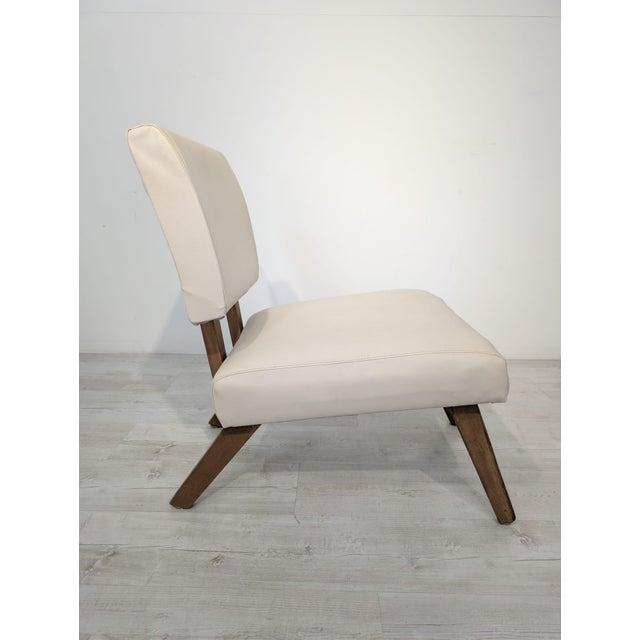 Beige Mid-Century Wooden Chair, 1980s For Sale - Image 8 of 13