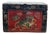 Vintage Distressed Tibetan Style Foo Dog Lion Storage Chest Box For Sale