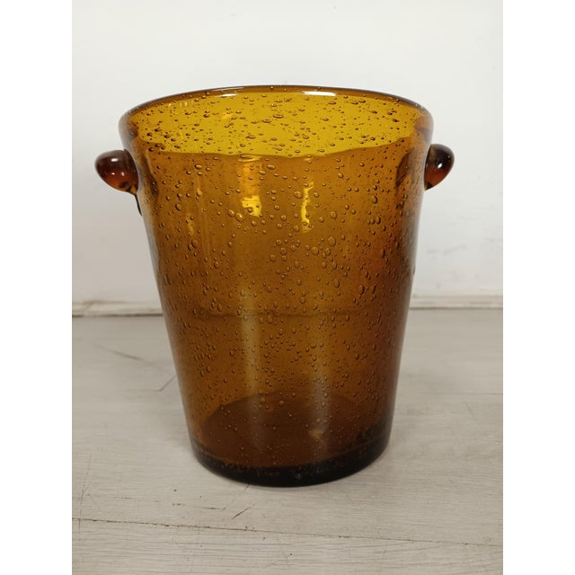 Champagne Seal Amber Glass, 1950s For Sale - Image 13 of 13