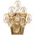 German Crystal and Brass Wall Sconce from Palwa, 1960s, Set of 2 For Sale - Image 6 of 6