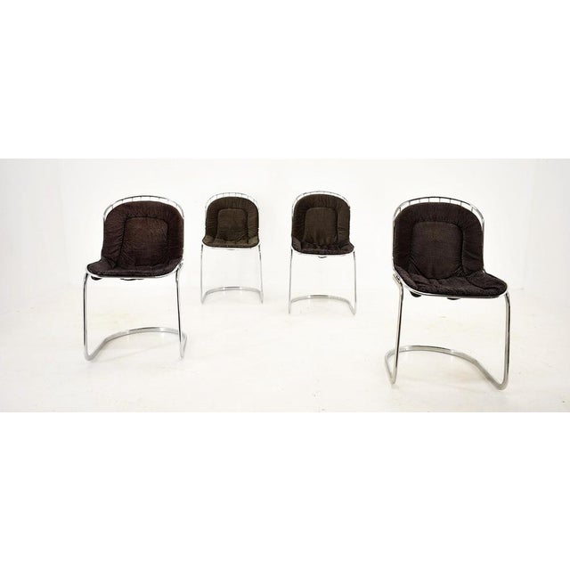 Chrome Dining Chair by Gastone Rinaldi, Italy, 1970s For Sale - Image 16 of 17