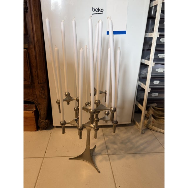 Vintage 15-Light Chandelier, 1960s For Sale - Image 3 of 8