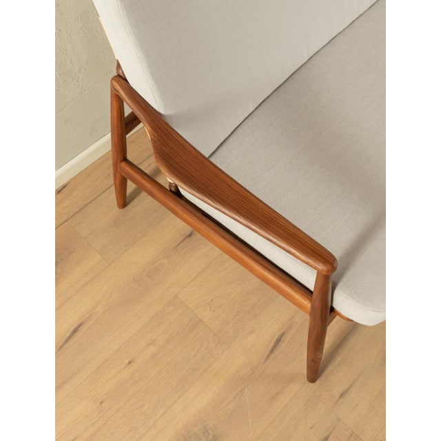 Wood Vintage Sofa by Hartmut Lohmeyer for Wilkhahn For Sale - Image 7 of 8