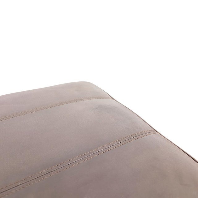 Mid-Century Modern Ottomans in Buffalo Leather from de Sede For Sale - Image 6 of 7