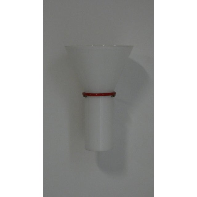 Modern Murano Glass Wall Lamp from Leucos, Italy, 1970s For Sale - Image 3 of 14
