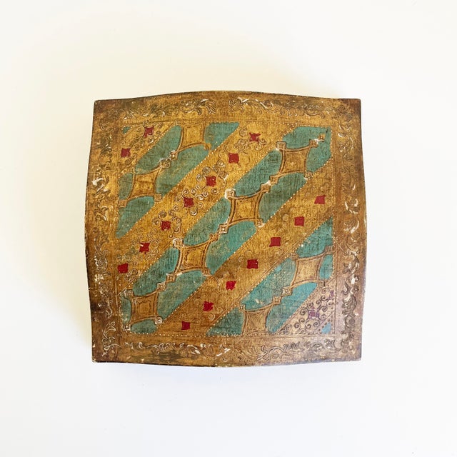 Florentine Florentine Dresser Box With Curved Lid, 1960s For Sale - Image 4 of 9