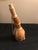 Mid-Century Ethiopian Oromo Hand-Carved Gourd Vessel With Leather Harness For Sale - Image 4 of 6