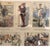 Early 20th Century Antique WWI French Naval Cartoon Lithograph Henri Gerbault Marine Life Framed For Sale - Image 5 of 6