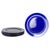 1980s Scandinavian Art Glass Charger Plates in Deep Cobalt-Blue, 1980s, Set of 5 For Sale - Image 5 of 5