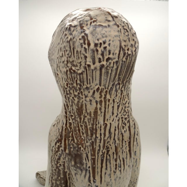 1960s Large Mid-Century Belgian Ceramic Figurine from Emiel Laksakris, 1960s For Sale - Image 5 of 15