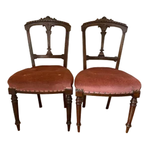 Pair of English Late Victorian Period Small Decorative Chairs