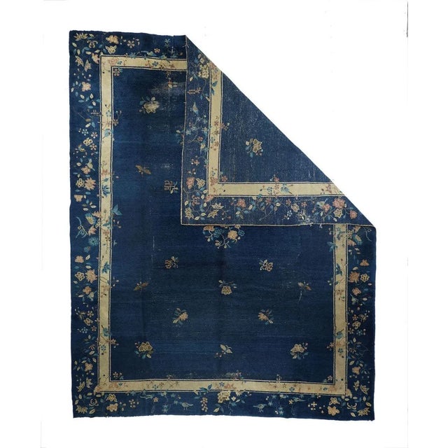 1900 - 1909 Antique Peking Rug 9'2'' x 11'8'' For Sale - Image 5 of 12